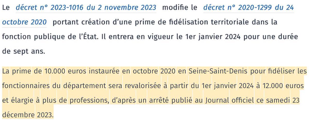 knafo_sarah's tweet image. 🚨 On verse 12 000 € de prime aux fonctionnaires… pour accepter de travailler en Seine-Saint-Denis. Comme si c&apos;était une expatriation en zone de guerre !

👉 Aujourd&apos;hui, je demande à @LMarcangeli le ministre de la fonction publique le coût total de cette mesure. Les Français…