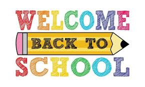 Welcome back to school! We are so excited to see you all!