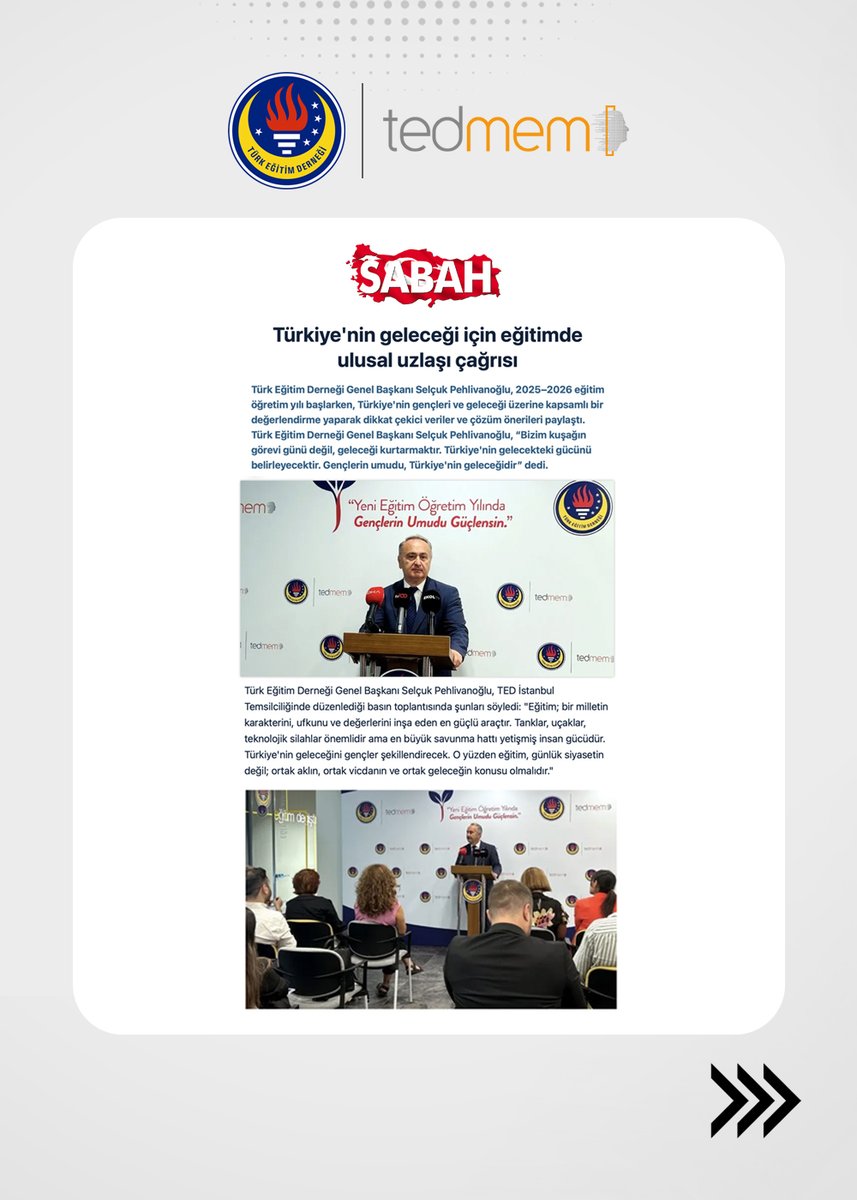 Türk Eğitim Derneği tweet media