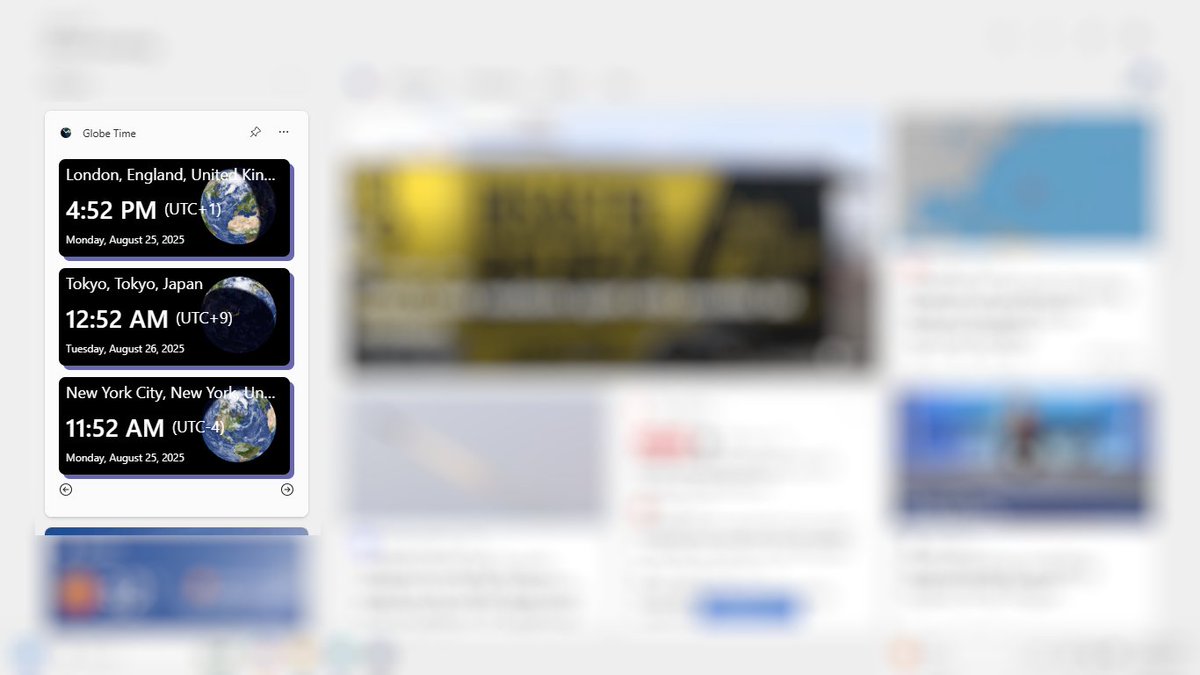 Most requested feature of the Globe Time application just landed in MS Store. Now it is possible to see local time around the world directly on Windows Widget board.

apps.microsoft.com/detail/9P5NGZ2…