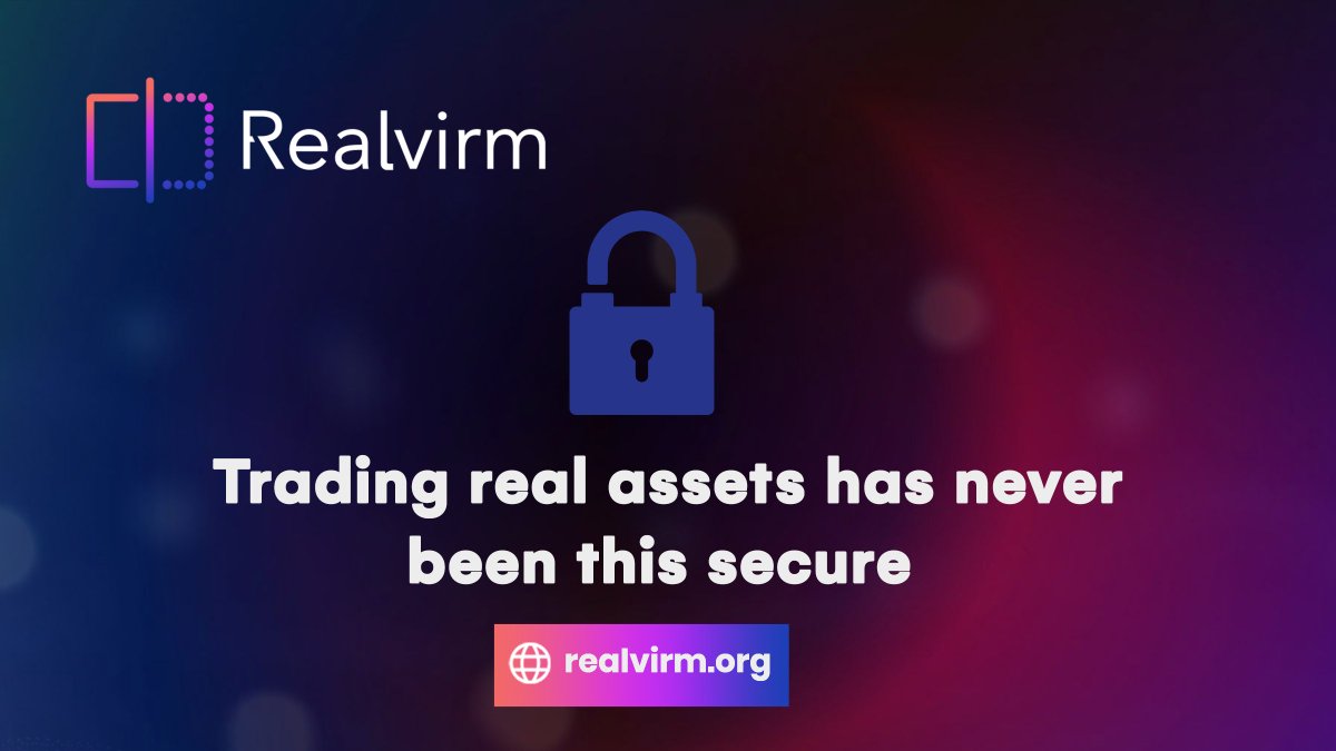 🔐 Trust through transparency!

⚡️ Every asset is digitized with qualified issuers, full compliance checks, and blockchain-verified ownership. KYC/AML built-in.

🛡✅ Trading real assets has never been this secure.

#Realvirm $RVM
