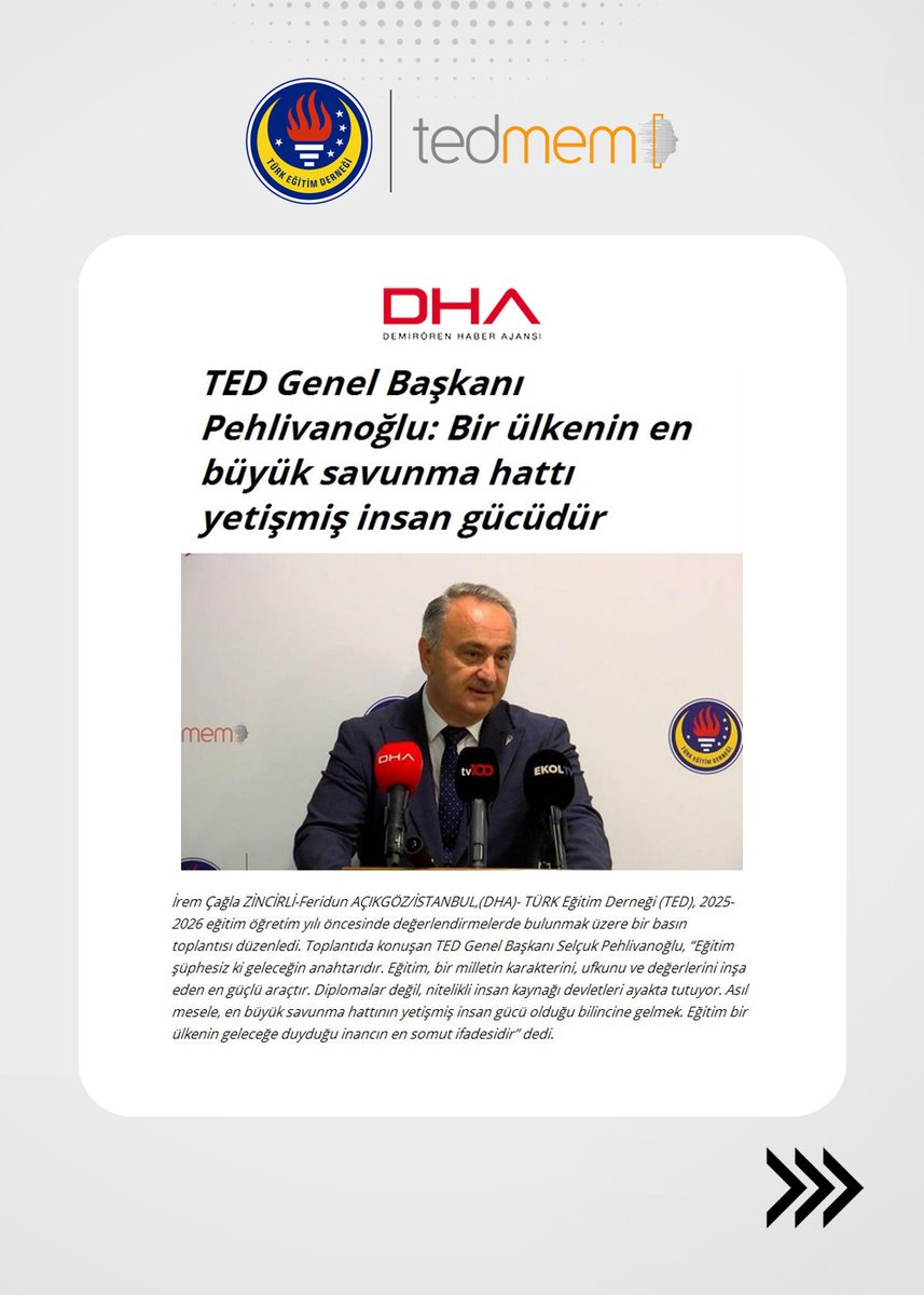 Türk Eğitim Derneği tweet media