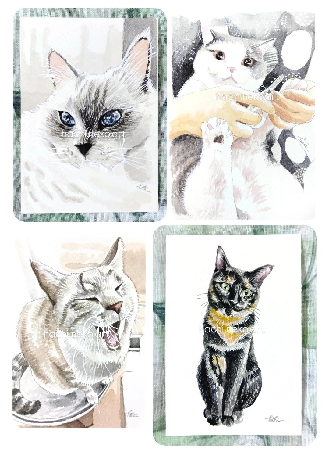 ❤猫好き(❁ᴗ͈ˬᴗ͈)　絵画　270×220 ❤猫好き(❁ᴗ͈ˬᴗ͈) 新品 絵画 270×220