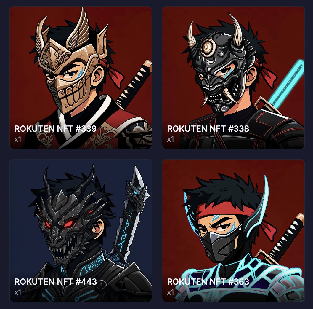 4 of the 8 I'm holding <a href="/RokutenNft/">Rokuten</a> 💎

#SUPRA $SUPRA <a href="/SUPRA_Labs/">Supra</a> 🔥
<a href="/CrystaraMarkets/">Crystara</a> 🔒