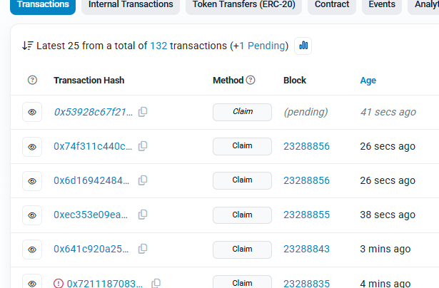 bolt_0x's tweet photo. @union_build We need Answers 😕

This is the Claim contract: 0xC0DEB405dd405Ee54F2Fc24E8E3DB5D417001631

Only few people are claiming currently (check on etherscan)

What interesting is all of them are using a Merkle Proof with 14 hashes while everyone else have a Merkle Proof with 15 hashes. Also those who uses that 15 hashes proof, their TX gets failed with 'UDrop_InvalidProof ()'

here are some proof:
Successful claims with 14 hashes proofs:
- https://t.co/vmgFbTV8ah
- https://t.co/4pl8t1uJs3

Failed with 15 hashes proof:
- https://t.co/KLt1qONKKz

How are those people gets correct proof, when everyone else gets incorrect ones? 

WE NEED ANSWERS