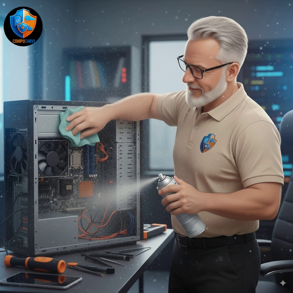 Compucarvi's tweet image. 📊 ¿Cada cuánto tiempo limpias tu PC?
1️⃣ Nunca
2️⃣ Una vez al año
3️⃣ Cada 6 meses
4️⃣ Cuando ya está fallando
💡 Responde y descubre si tu equipo corre peligro de fallar antes de tiempo. linktr.ee/compucarvi