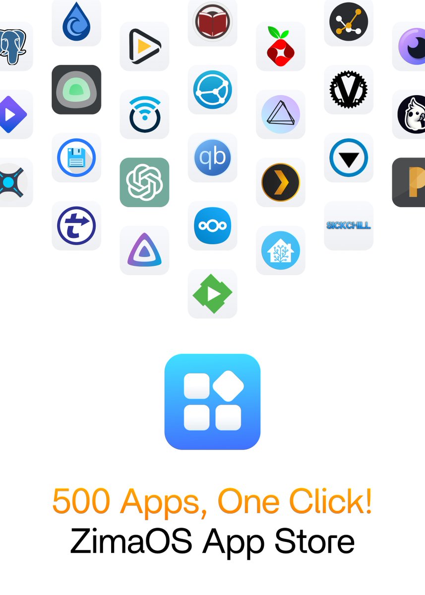 ZimaSpace's tweet image. Docker, from Complex to Simple — Just One #ZimaOS! ✨
One-click install 500+ apps, as easy as downloading from an App Store 😎

zimaspace.com/blog/explore-t…

#docker #app #phone #Cloud #plex #files