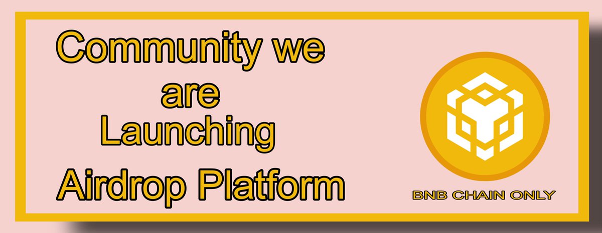 Tether2RupeSwap's tweet image. Community we are launching Airdrop platform #bnb chain only 

#BNBChainTurns5 
#bnb project apply for airdrop list

NOW WE HAVE 
BNB CHAIN SWAP
BNB CHAIN LOCKER 
BNB CHAIN AIRDROP PLATFORM 

FOR AIRDROP Listing Feel free Dm 

#BNB #BNBChainTurns5 @BNBCHAIN