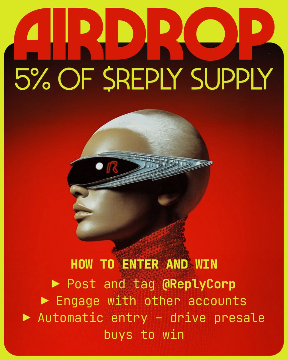 Defiselimweb3's tweet image. This is the new way to grow your network on X?

Every like, reply &amp;amp; repost = more reach.

I’m in with @ReplyCorp 💡
@JordanEureka_
@KieferZang
@crypt0potamus
Who’s joining me? 👇