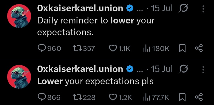 at least he was honest about $U

zkgm
