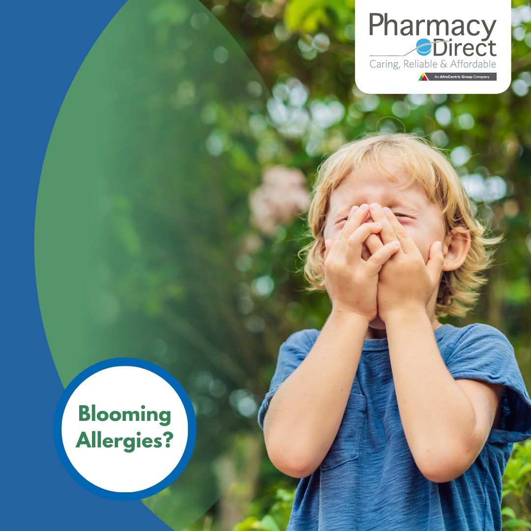 PDSouthAfrica's tweet image. If sneezing, itchy eyes, or a stuffy nose are crashing your season, we’ve got your back, visit: pharmacydirect.co.za/best-deals
✅Tip: Don’t wait for symptoms to spike, start your allergy meds early.
#BreatheBetter #HelloSpring #SpringWellness