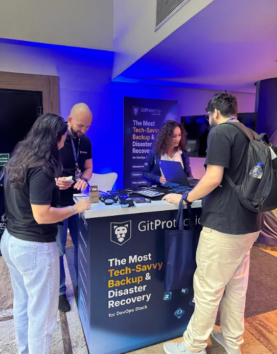 GitProtectio's tweet image. Nimble Evolution Experience 2025 in São Paulo is in its full swing!  🚀

 Come by our #GitProtect team, say hi, and let’s talk about how to keep your teams safe in every DR scenario.

📅 Book a meeting with our team: calendly.com/m-hanulak-xope…

#NEXP2025 #DevOps #Jira