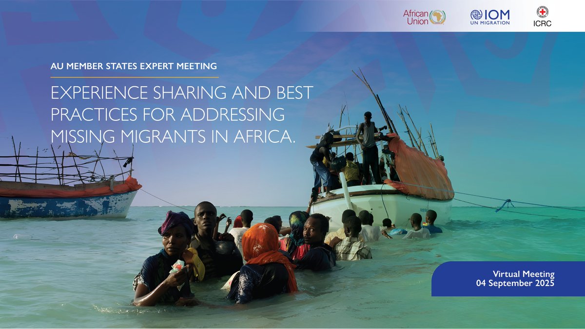 ICRC_AfricUnion's tweet image. @ICRC_AfricUnion is pleased to co-organize and join in sharing expertise at the @AU_HHS &amp;amp; #MemberStates Expert meeting, dedicated to addressing the plights of #MissingMigrants and #MissingPersons in #Africa through #Policy #Practice and better #Coordination.