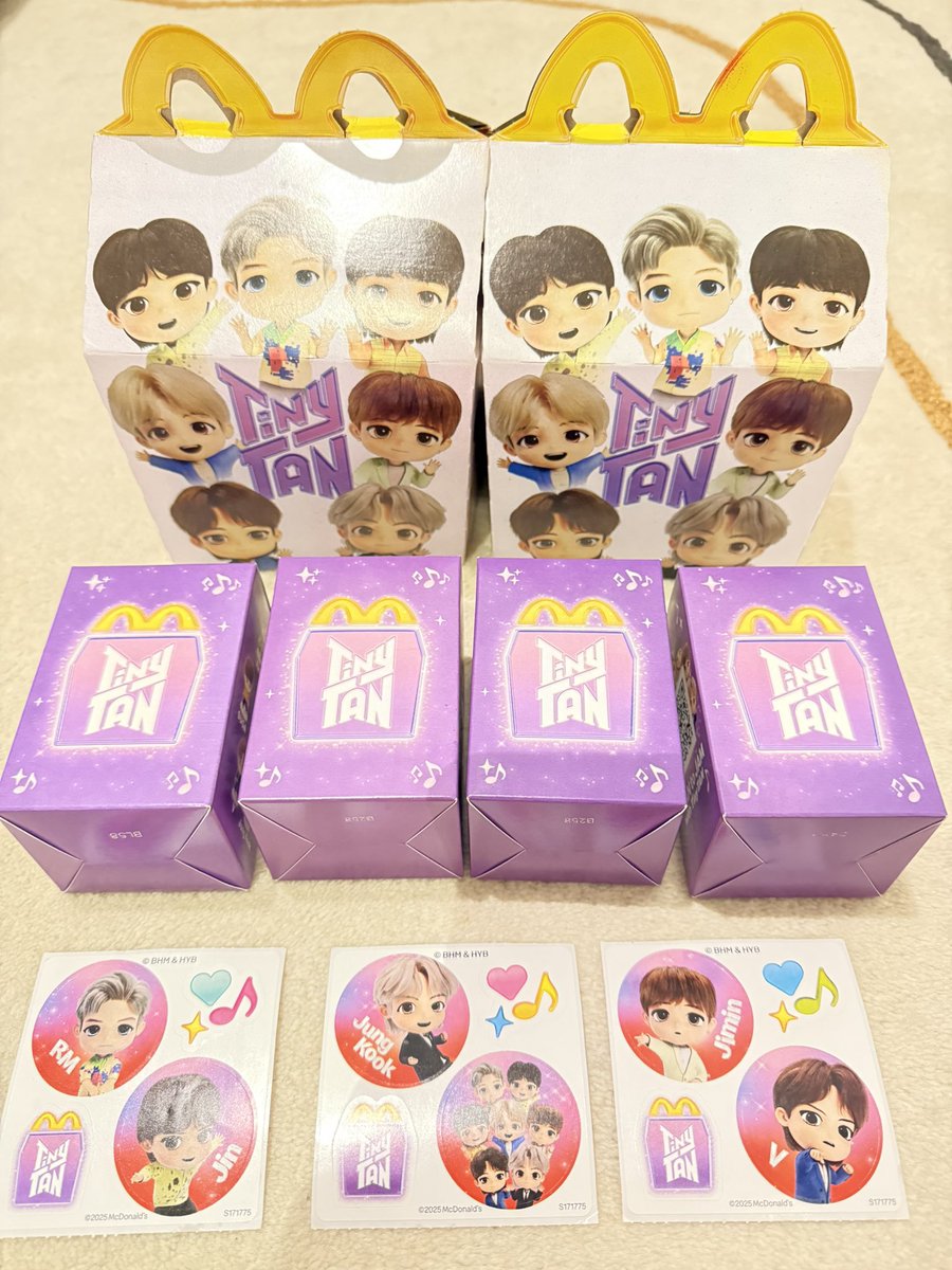 ③アメリカで購入　BTS日本未発売ハッピーセット　4体セットレア ③アメリカで購入 BTS日本未発売ハッピーセット 4体セットレア ③