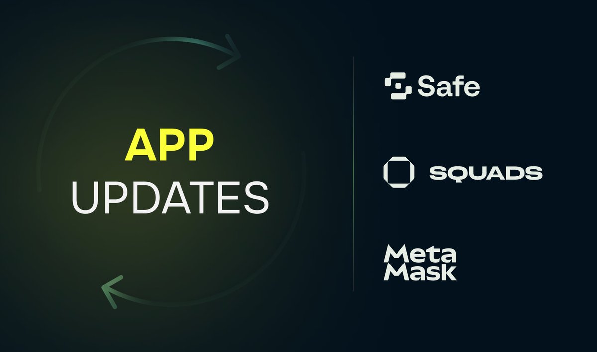 Safe、Squads、MetaMaskのロゴをフィーチャーしたDeBridgeアプデ