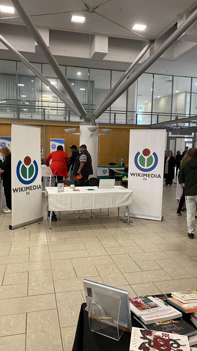 Curious about Wikimedia? It is Day 2 of the Public Library Seminar in Cape Town. Visit our stand to learn more about the movement and how you can get involved.

#WikimediaZA