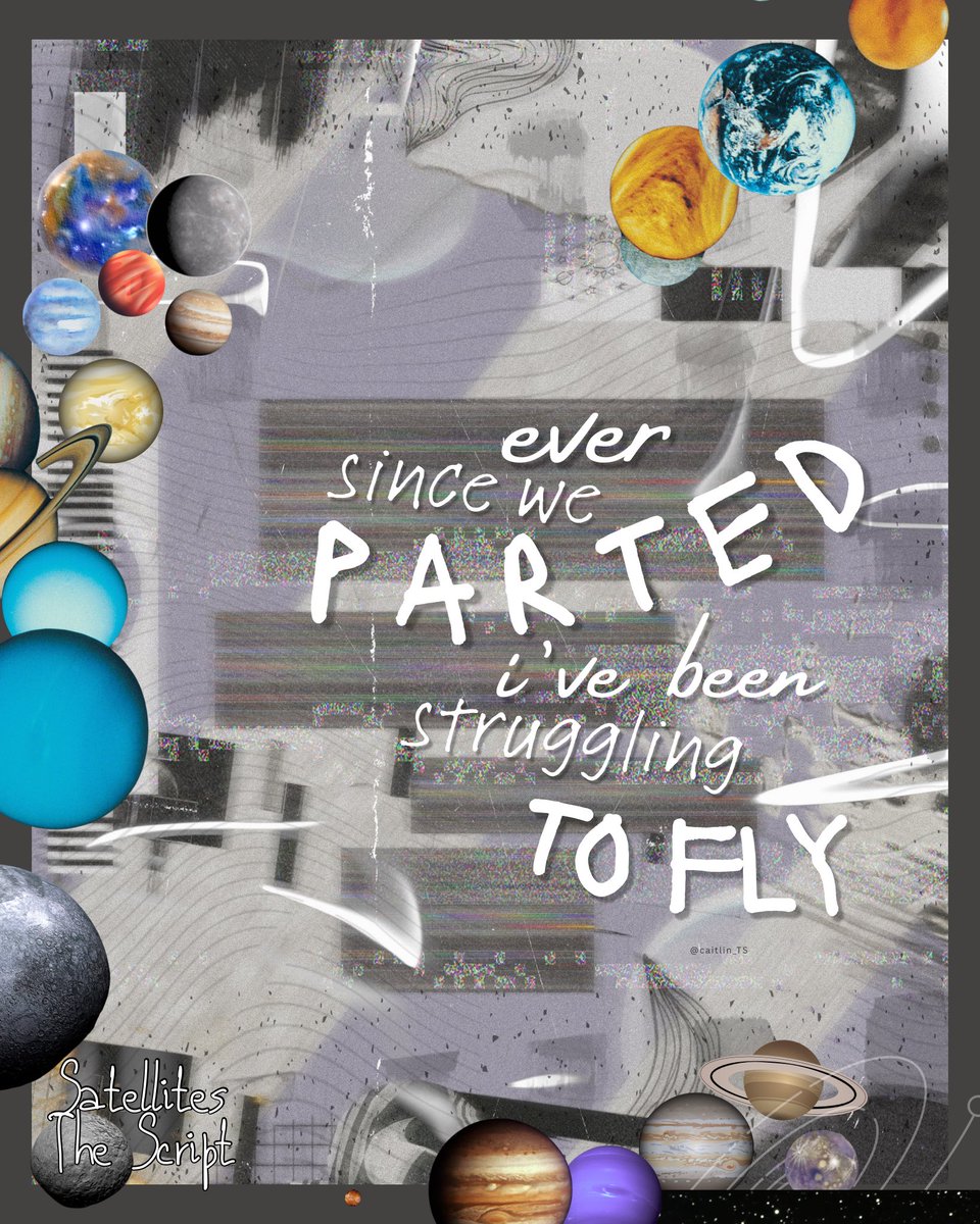 caitlin_TS's tweet image. • • • • Ever since we parted i’ve been struggling to fly • • • •
Absolutely love these lyrics so here’s a lil edit 🫶🏻✨
#ScriptSatellites #TheScriptEdits
Happy Thursday have a good one 💖
#TheScript #TheScriptFamily 
@thescript