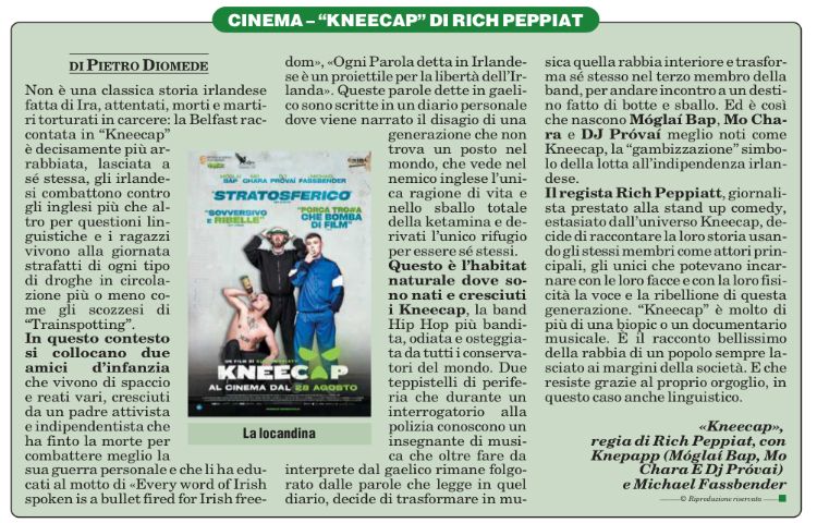 Pietro Diomede (@pdumorista) on Twitter photo CINEMA
KNEECAP REGIA DI RICH PEPPIAT.
LA MIA RECENSIONE SU <a href="/ItaliaOggi/">ItaliaOggi</a>
#kneecap #ItaliaOggi CINEMA
KNEECAP REGIA DI RICH PEPPIAT.
LA MIA RECENSIONE SU <a href="/ItaliaOggi/">ItaliaOggi</a>
#kneecap #ItaliaOggi