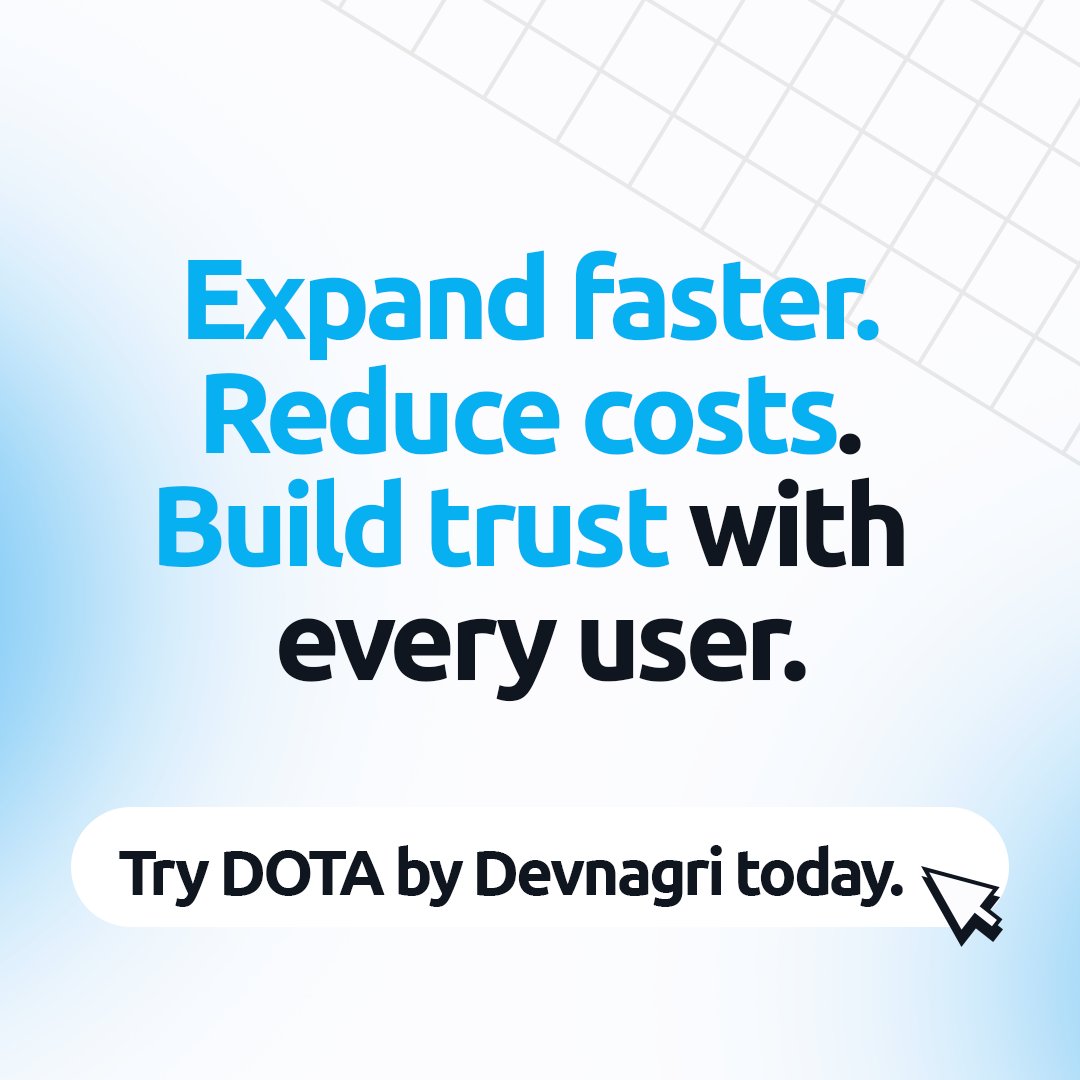 DevnagriAI's tweet image. Why wait months?
With DOTA, launch your app in 3+ languages in weeks. Faster localization, real-time sync, and scalable growth.
#AppLocalization #DOTA #DevnagriAI