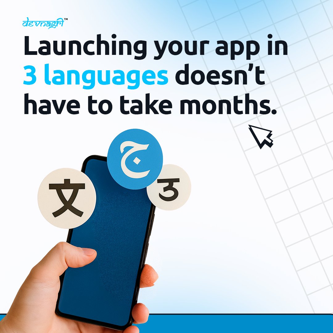 DevnagriAI's tweet image. Why wait months?
With DOTA, launch your app in 3+ languages in weeks. Faster localization, real-time sync, and scalable growth.
#AppLocalization #DOTA #DevnagriAI