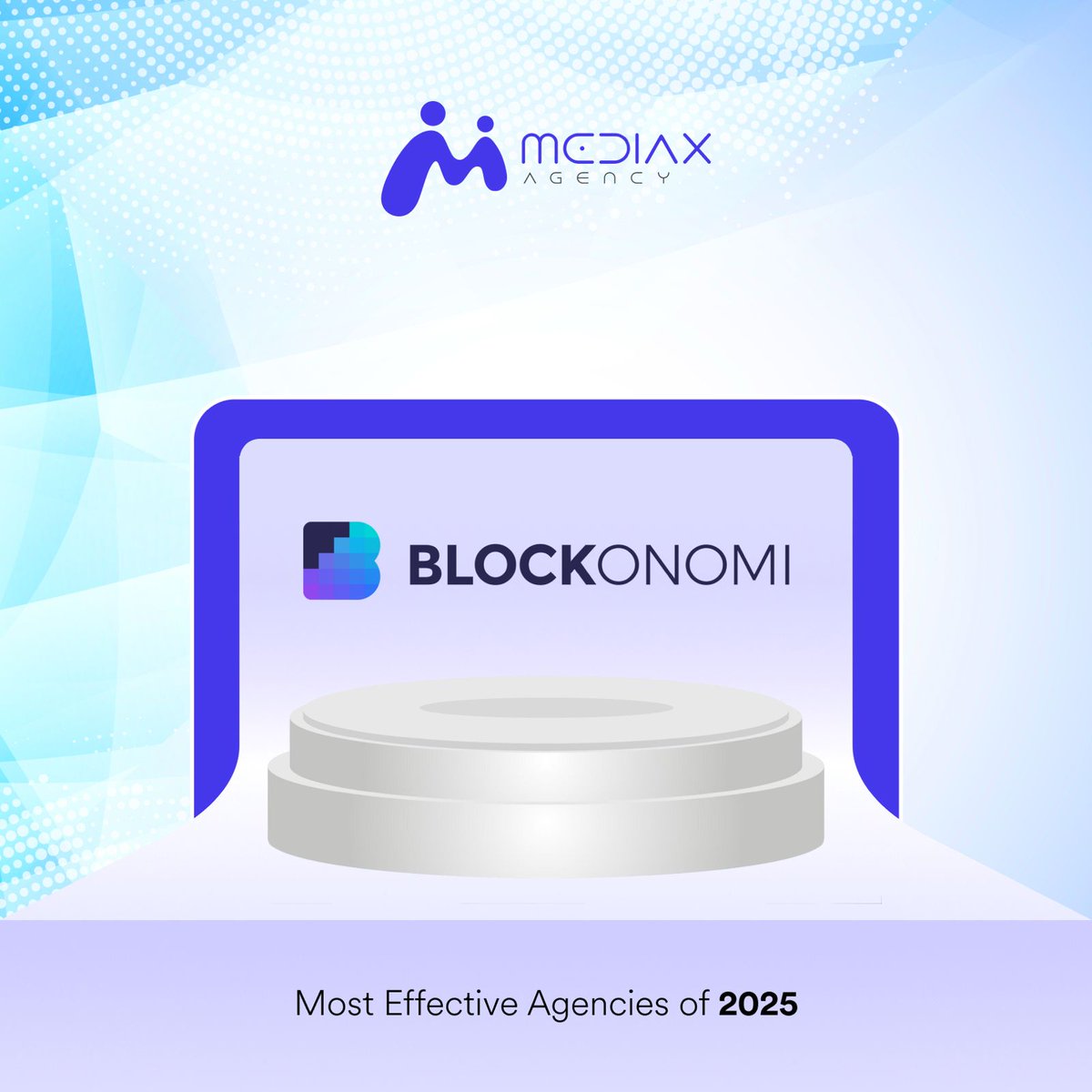 AgencyMediax's tweet image. 🚀 MediaX is recognized by 𝐁𝐥𝐨𝐜𝐤𝐨𝐧𝐨𝐦𝐢 as one of the 𝐁𝐞𝐬𝐭 𝐂𝐫𝐲𝐩𝐭𝐨 𝐏𝐑 𝐀𝐠𝐞𝐧𝐜𝐢𝐞𝐬 𝐨𝐟 2025!

We help Web3 projects boost visibility, build credibility &amp;amp; attract investors.

🔗 Read more: [blockonomi.com/best-crypto-pr…]

#CryptoMarketing #Web3PR #MediaX…