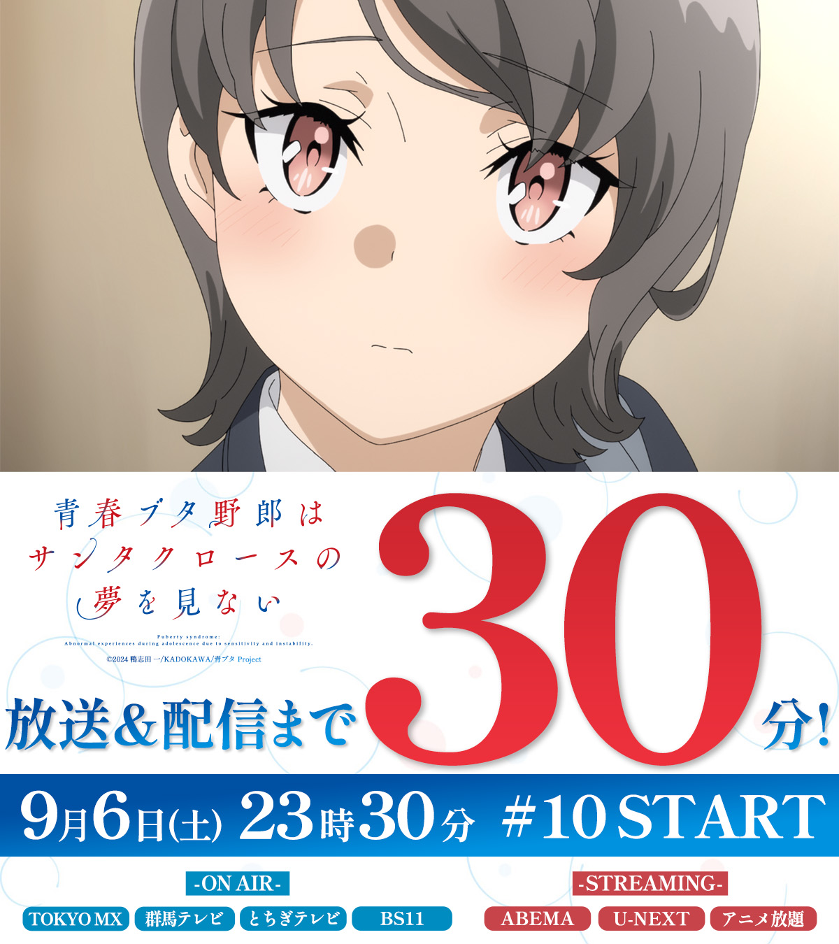 アニメ「青春ブタ野郎」シリーズ公式 on X: 