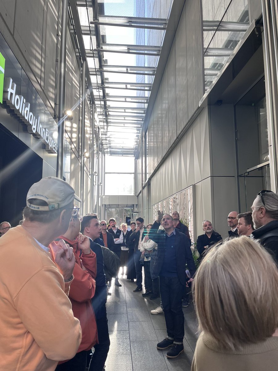 In the shared covered laneway (4m wide) between Voco/HIE hotel and 50 Albert St (Spark). #ctbuhwalks