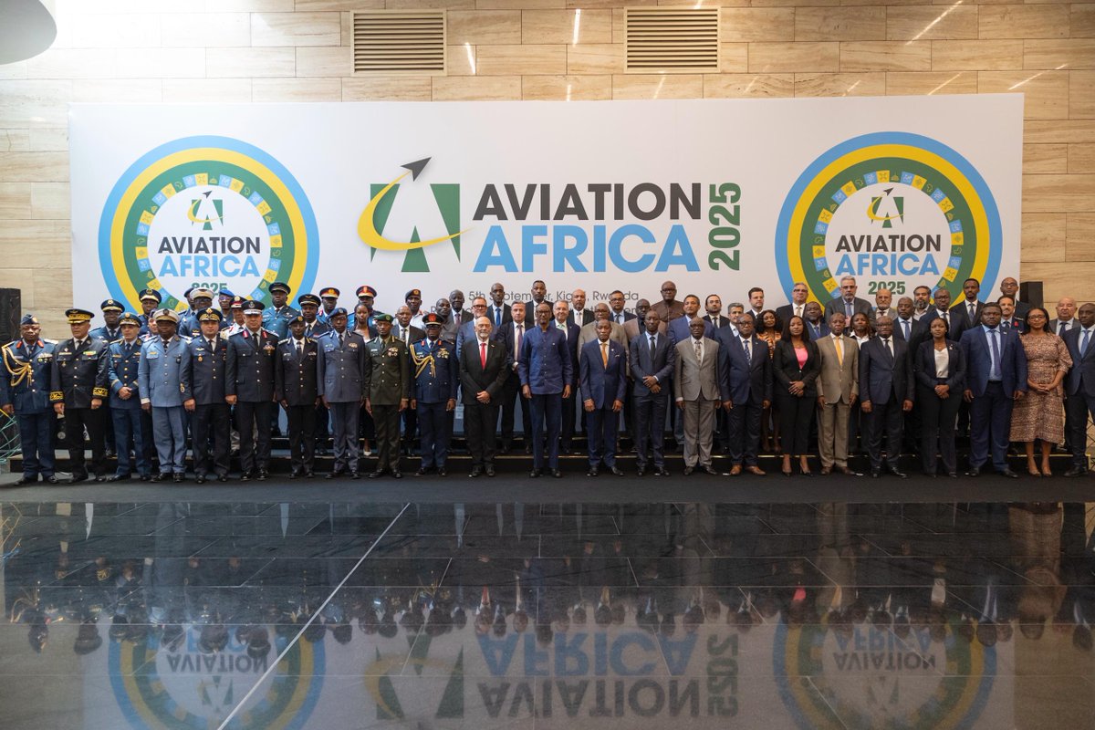 President Kagame arrived for the opening of the 9th edition of the Aviation Africa Summit &amp; Exhibition, bringing together representatives from African airlines, airports, aviation authorities, as well as industry and aviation professionals from across the continent and beyond.