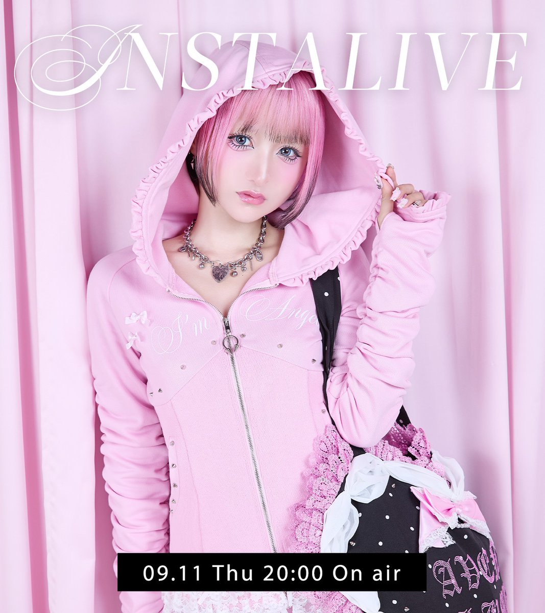 AVENCHUMU トップス avenchumu Sheersleeve garter ribbon tops Tops