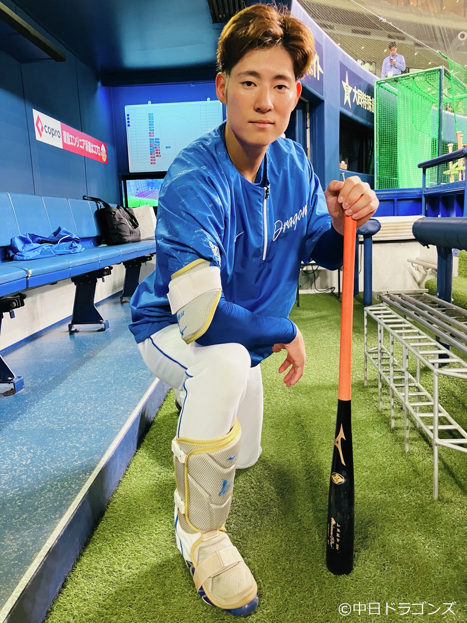 中日ドラゴンズ　和田選手　実使用スパイク、フットガード ミズノベースボール on X: 