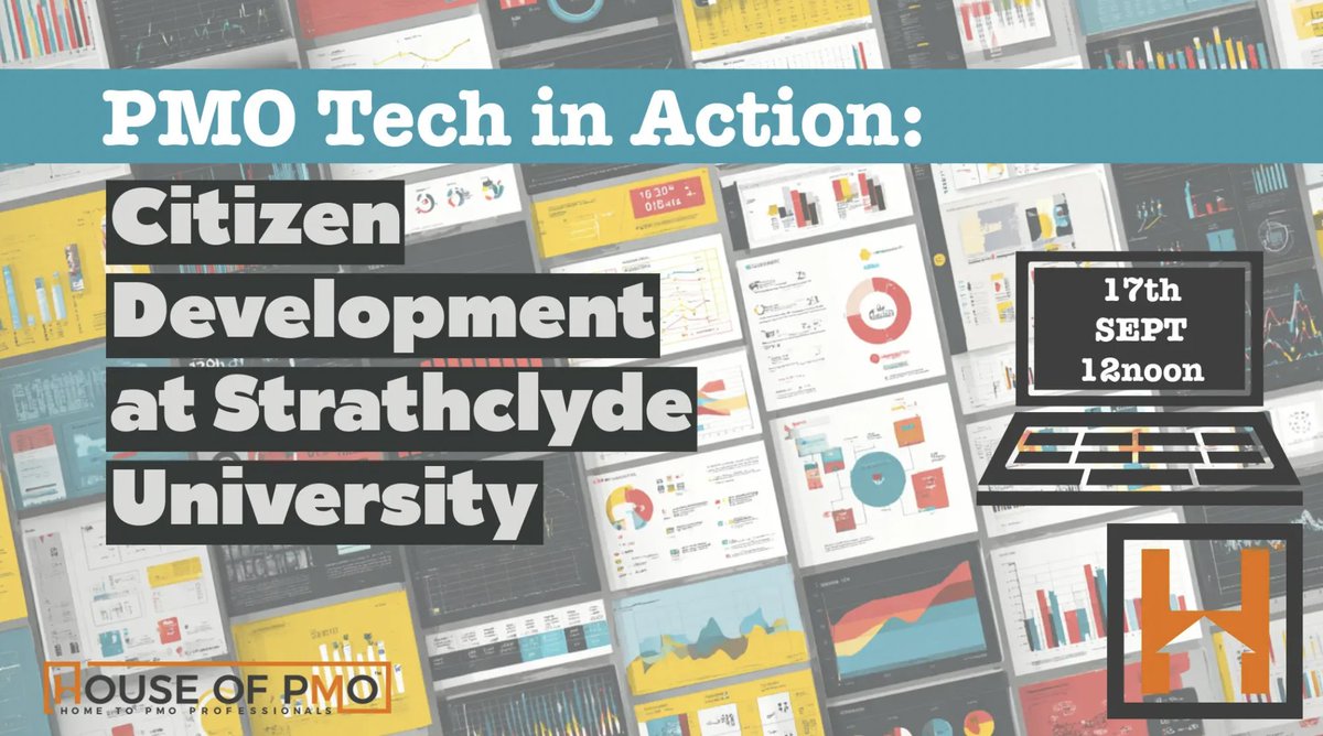 houseofpmo's tweet image. Join Evelyn Trearty from Strathclyde University to see how their PMO leverages Microsoft tools like SharePoint, Power Automate, and Power BI. 

Register here: houseofpmo.com/event/pmo-tech… 

#PMO #CitizenDevelopment #PMOTech #ProjectManagement