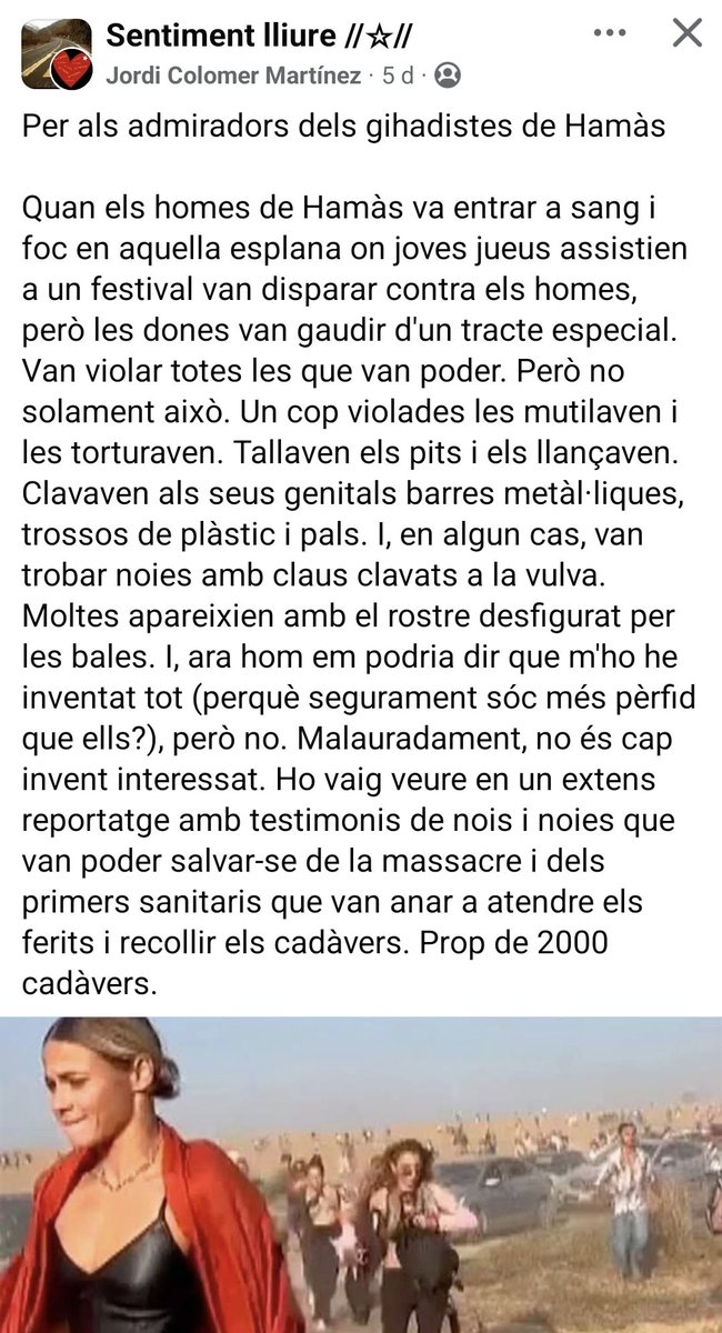 No hi haurà perdó ni llastima ni conmiseració.