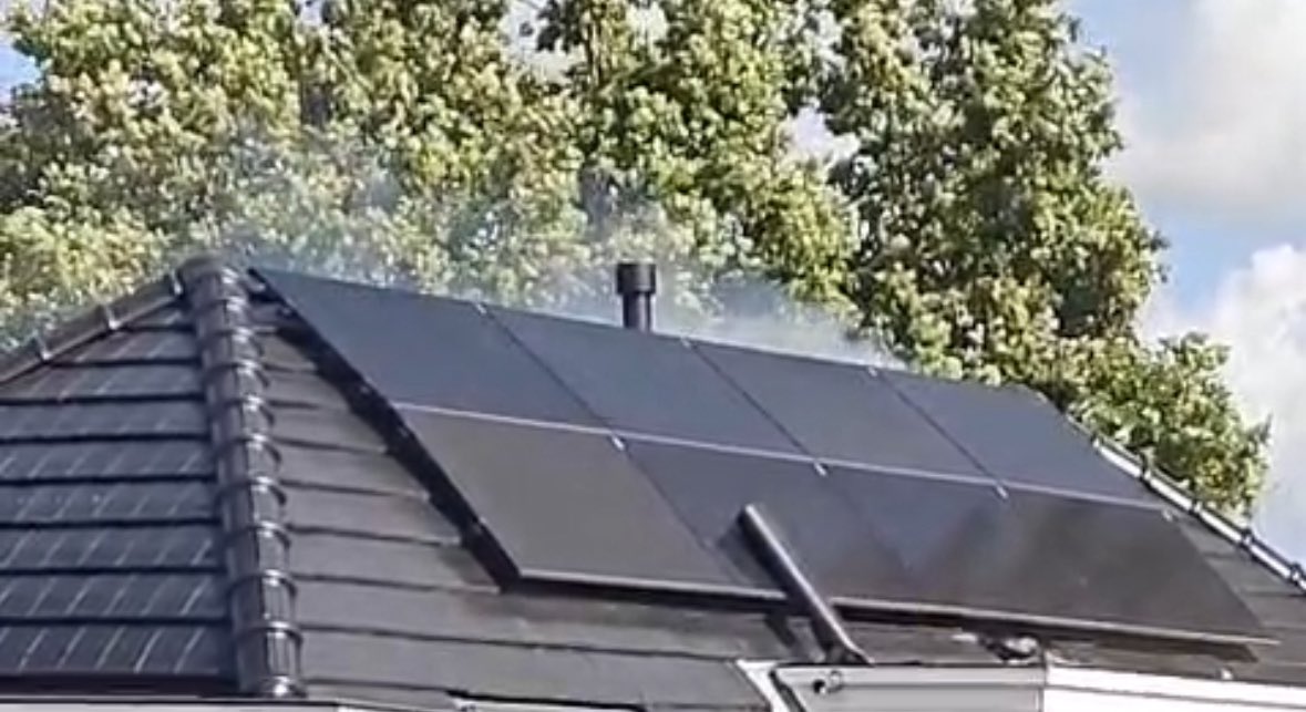 Grote brand in Hooglanderveen, Amersfoort