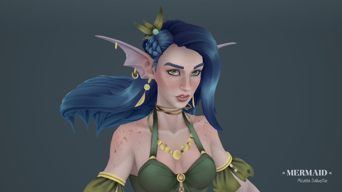 I've finally published my Mermad, check it out on my Artstation 🪼🩵
artstation.com/artwork/5Wq9Ng