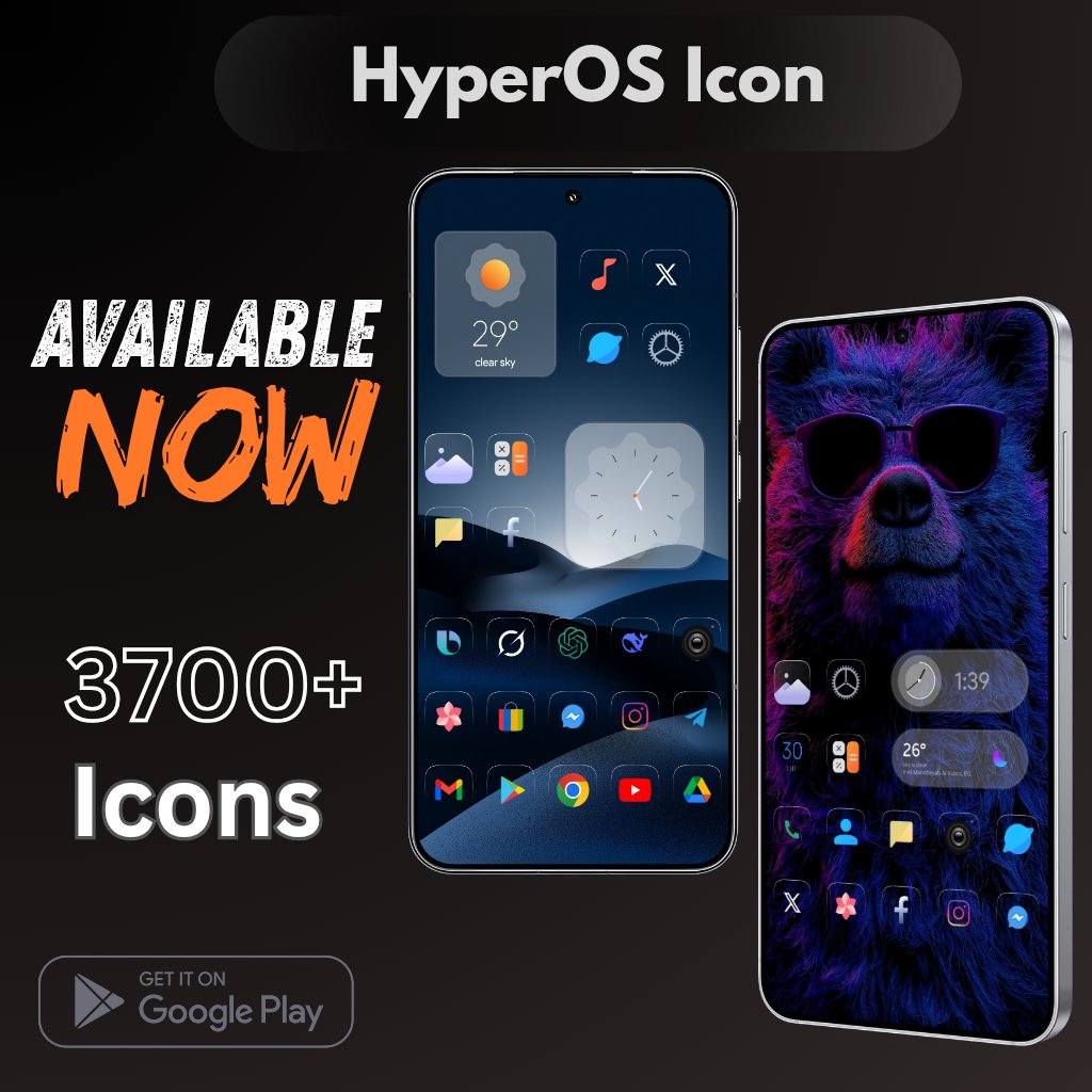 colorwallies's tweet image. 💟 GIVEAWAY 💟
10 codes of Hyperos icons

Follow @colorwallies and @AndroidTools3 
Retweet 
Comment