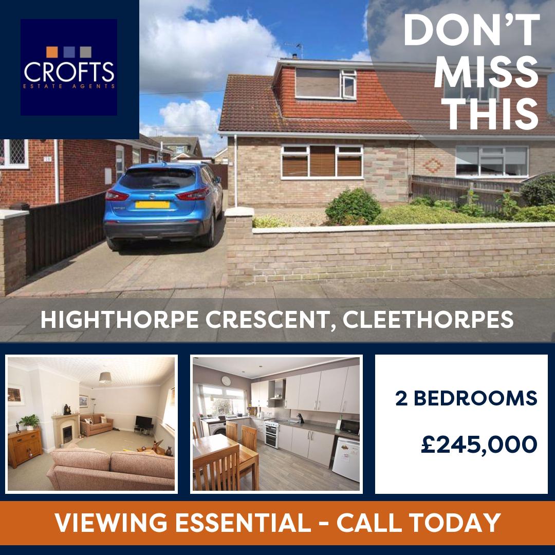 Crofts Estate Agents Limited (@croftsproperty) on Twitter photo HIGHTHORPE CRESCENT, CLEETHORPES
ยฃ245,000
Call Crofts Cleethorpes today to arrange to viewing!
๐ 01472 200666
๐ง info@croftsestateagents.co.uk
#croftsestateagents #crofts #croftscleethorpes #croftsimmingham #croftslouth #croftslettings... HIGHTHORPE CRESCENT, CLEETHORPES
ยฃ245,000
Call Crofts Cleethorpes today to arrange to viewing!
๐ 01472 200666
๐ง info@croftsestateagents.co.uk
#croftsestateagents #crofts #croftscleethorpes #croftsimmingham #croftslouth #croftslettings...