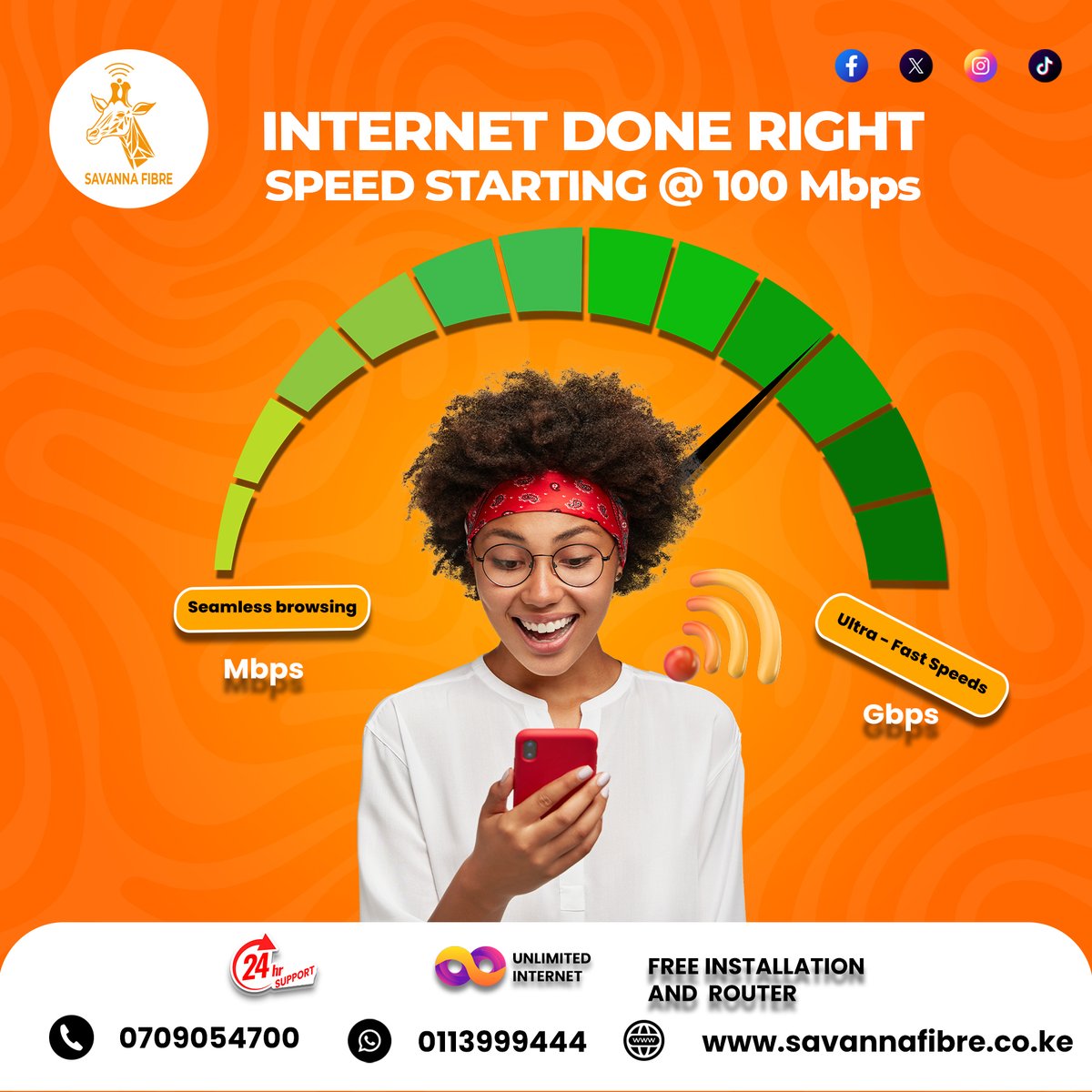 savannafibreke's tweet image. 🚀 Speed Before Commitment!
Test it. Feel it. Love it. 💡
With the Savanna Fibre Test Package, experience connection the way it’s meant to be – fast, unlimited, and seamless. ⚡
#SavannaFibreKe #KenyaConnected #UnlimitedSpeed #FastInternetKe #DigitalKenya