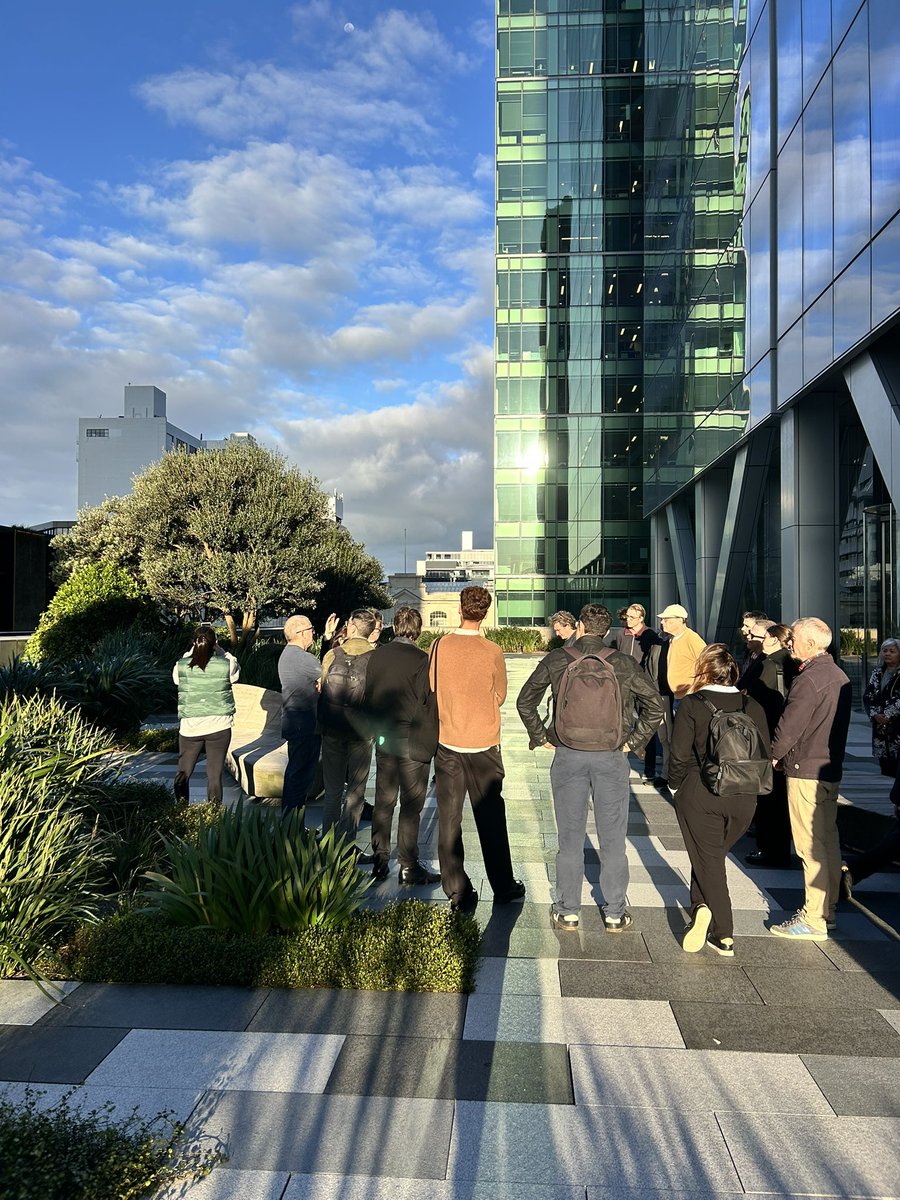 At Commercial Bay on the sky garden. (podium roof) #ctbuhwalks