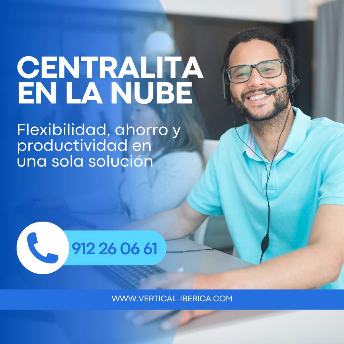 🚀 Septiembre = nuevos comienzos.

¿Por qué no empezar con una centralita en la nube para tu negocio?
👉 Trabaja desde donde quieras
👉 Reduce costes
👉 Escala sin complicaciones

En Vertical Ibérica te la instalamos y configuramos.

#CentralitaEnLaNube #TransformacionDigital