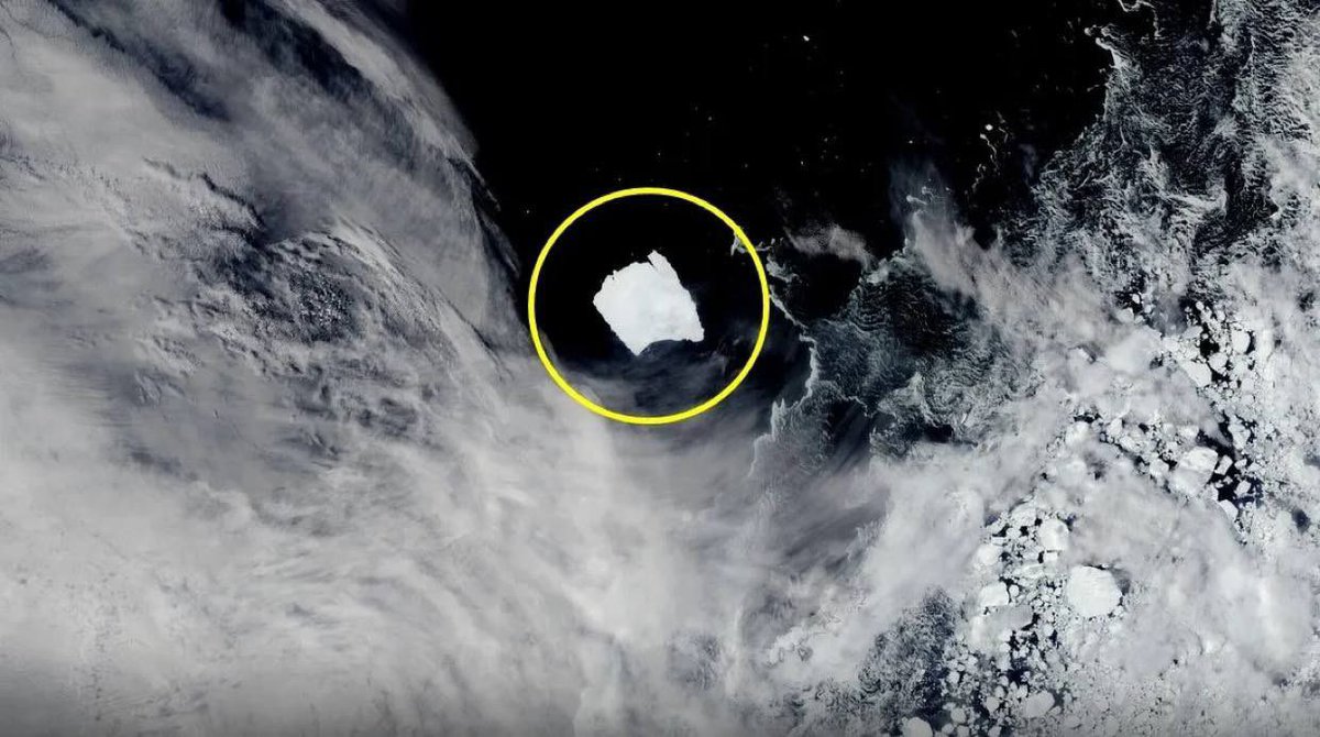 Dünyanın en büyük buzdağı A23a kırıldı.
#SONDAKİKA #haber