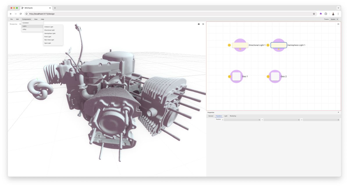 marko_koljancic's tweet image. Building my new application, Minimystx; It is web-based 3D parametric design tool, privacy oriented. Building alone, will be open sourced and released very soon as alpha build.
Sharing first screenshots from dev.
#minimystx #parametricdesign #WebDev #opensource #3d