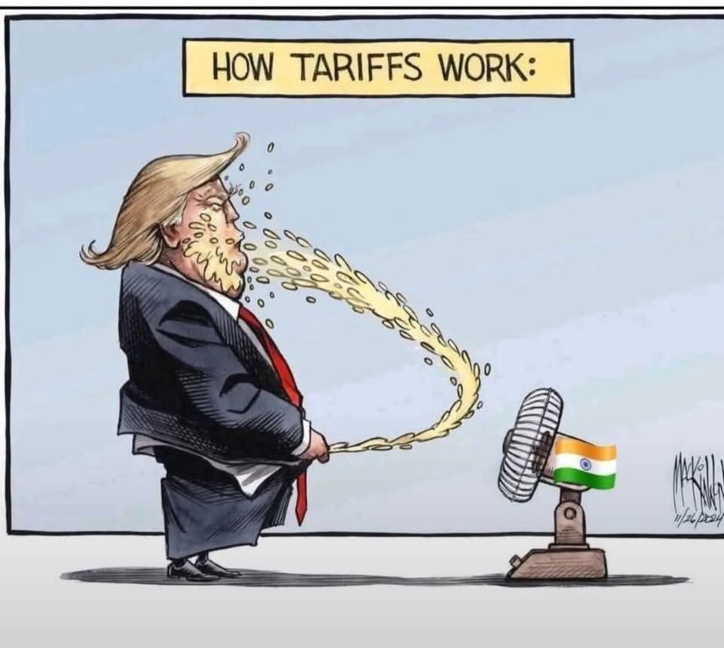 AaVa161's tweet image. 😂 US slaps tariffs on India over Russian energy - while India saves billions, secures energy, and strengthens its economy. 🇮🇳💪 

Sanctions talk, India walks the walk. 

#IndiaFirst #USFail #EnergySecurity 
#Trump #Modi