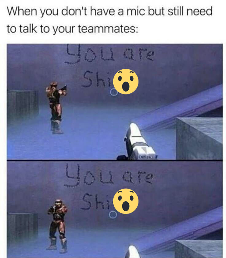 Komunikace je důležitá! 😉
Dokáže vás při hraní něco naštvat?
#teamupfighton