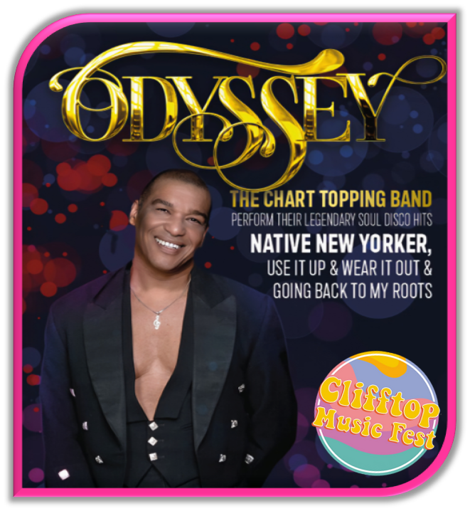 🎶 Get ready, Highcliffe! We’re thrilled to welcome chart-topping legends Odyssey to the stage this Saturday! 💃🕺
Expect iconic hits like Use It Up &amp; Wear It Out, Going Back To My Roots &amp; more! 🔥🎤 #CliffTopMusicFest2025 #OdysseyLive