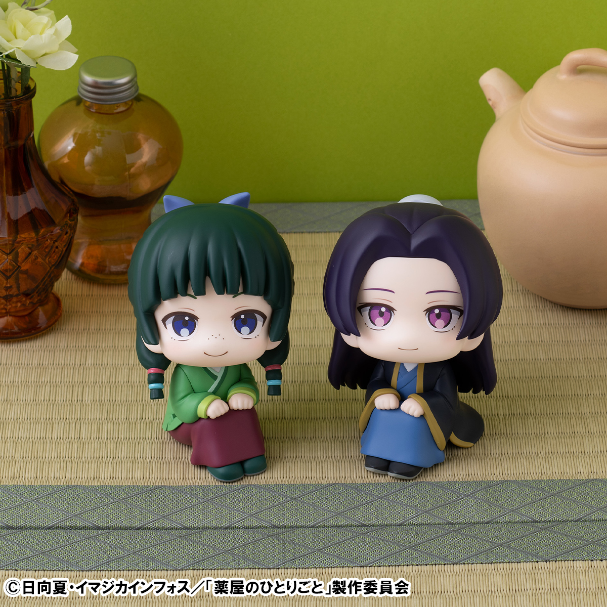 TOHOanimeSTORE's tweet photo. ‥━🍃━━━━━━━━━━‥
TVアニメ『#薬屋のひとりごと』
‥━━━━━━━━━━🍃━‥

見上げる見守るフィギュア #るかっぷ より
#猫猫 ・ #壬氏 が登場！
数量限定にてご予約受付中！

🎁TaS限定特典：ミニアクリルカード

🌿ご注文はこちら
https://t.co/Yb8CiVfaBo
※2025年9月下旬～10月上旬頃お届け予定
