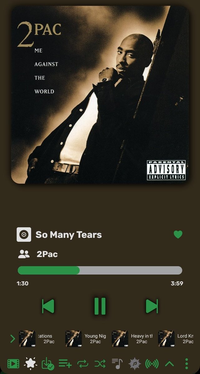 real Pac fans know that the entire album is a work of art. this album remains the best rap album ever made🤓 don't you ever forget biggie smalls got the idea of his debut album "Ready to Die" from this masterpiece.