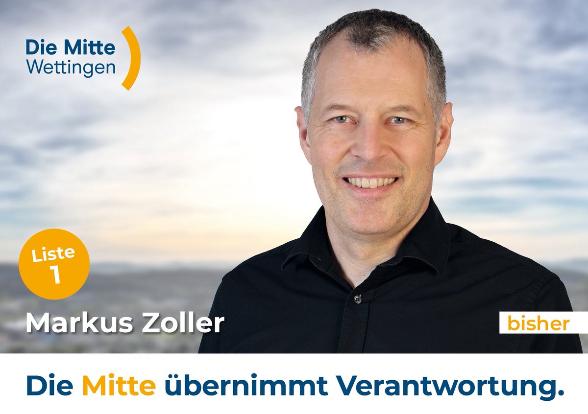 - gesunde Finanzen
- nachhaltige Siedlungsentwicklung
- Bildung und Schulraumplanung
Danke für Ihre Stimme bei den Einwohnerratswahlen! #diemittewettingen