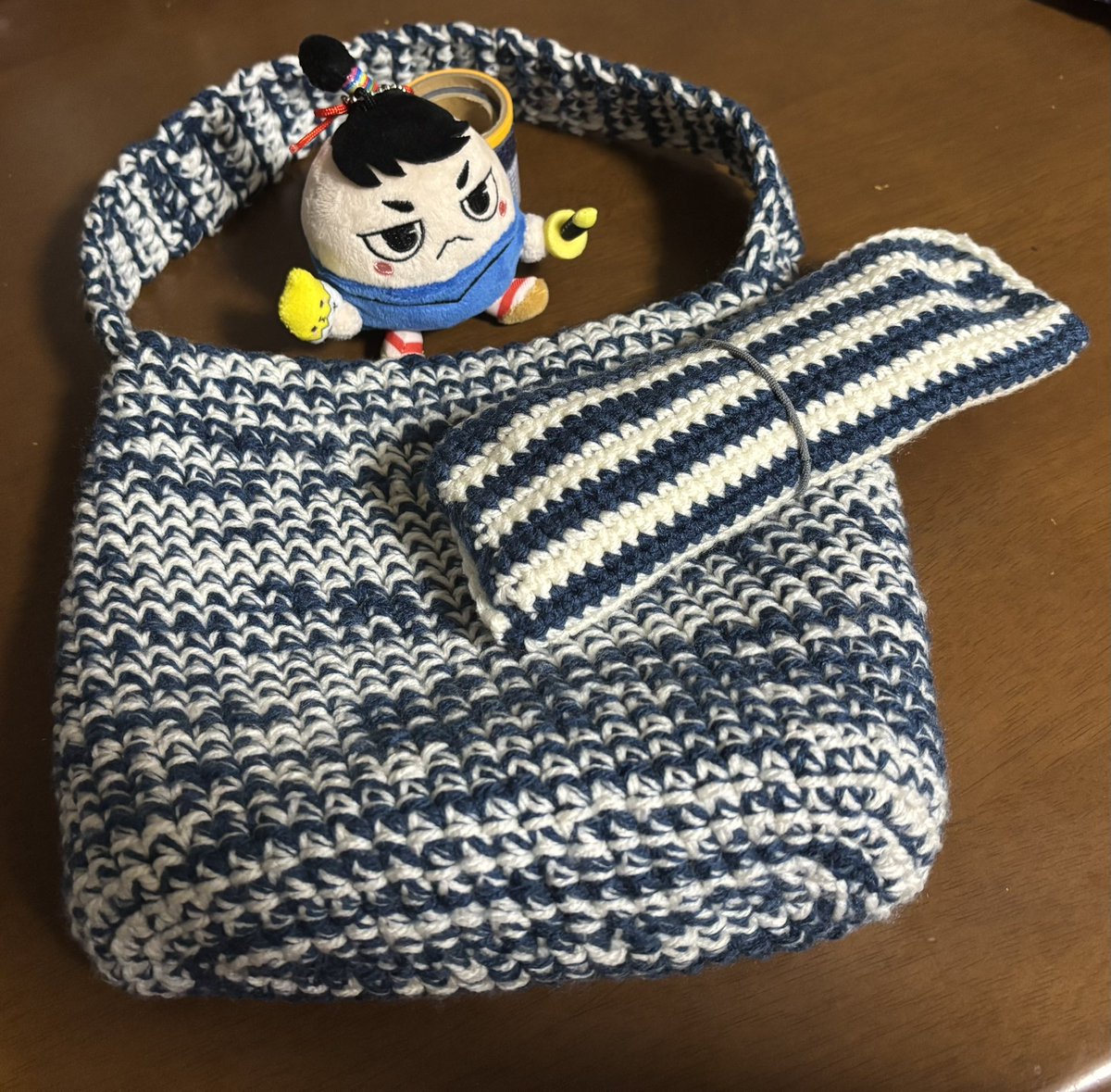 手帳バッグと筆箱とひとまるくん
(高明さん不在、ごめんね)