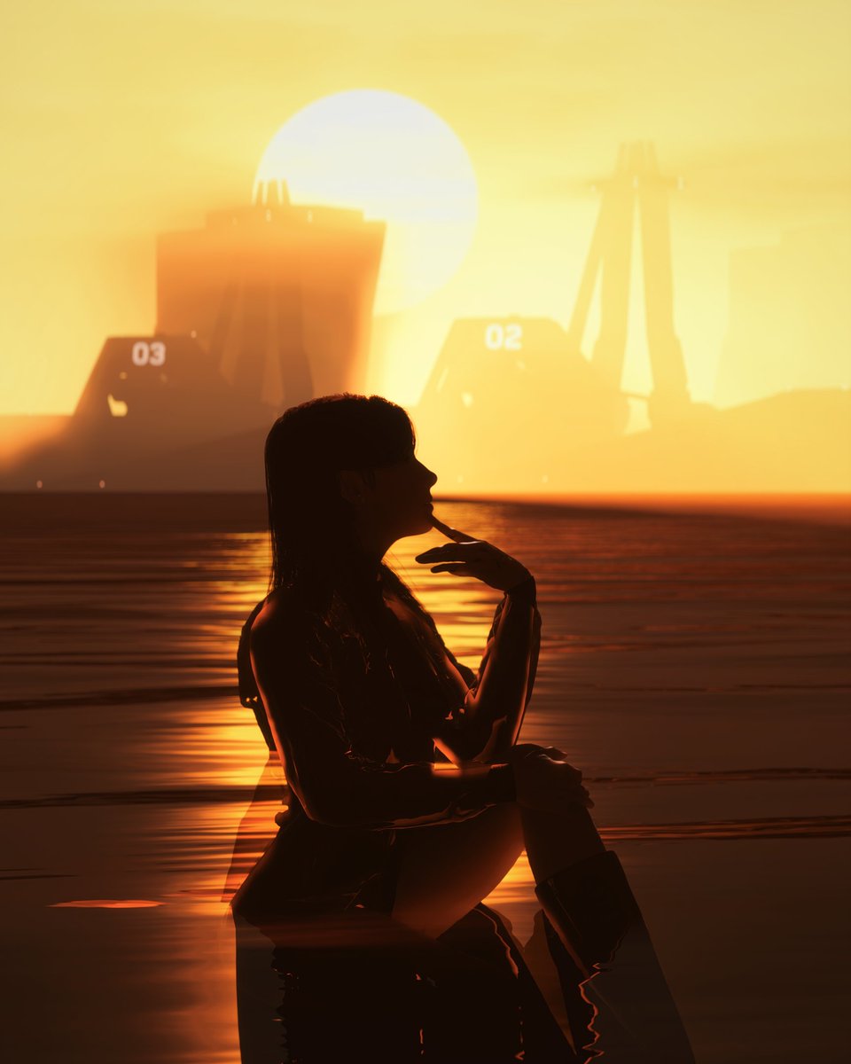 Golden hour 
Cyberpunk 2077