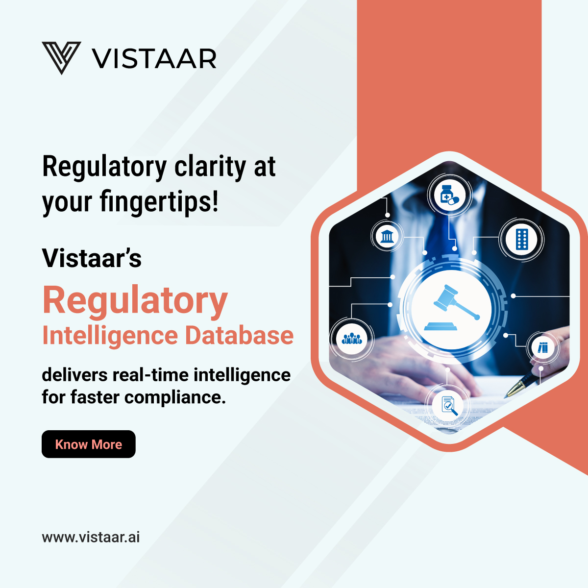 vistaarai's tweet image. Regulatory Intelligence

🔍 Stay ahead of global regulations with Vistaar’s Regulatory Intelligence Database! Real-time updates, smarter insights &amp;amp; reduced risks. 👉 
vistaar.ai/pharma-biotech… #RegulatoryIntelligence #Biopharma #Compliance